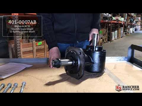 Omni Gearbox Replacement for RC30 with 5 Shear Bolts & Nuts - YouTube