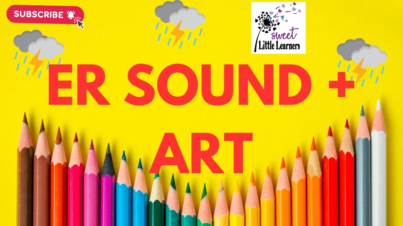 How to Teach the ER Sound | Kindergarten Phonics Lesson + Thunderstorm Art Activity (FDK / ESL)