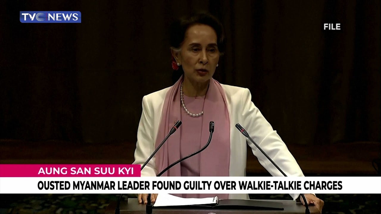 Ousted Myanmar Leader, Aung San Suu Kyi Found Guilty for Illegal Walkie Talkie Possession