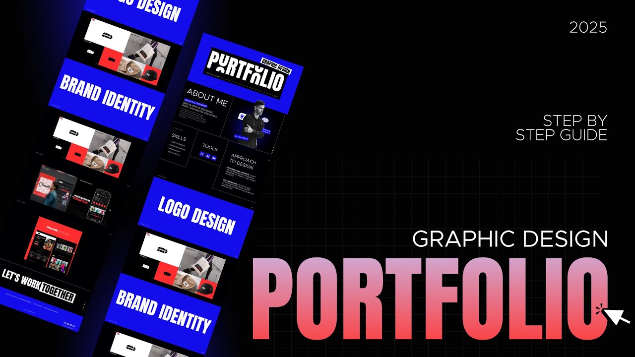 How to create a Graphic Design PORTFOLIO 2025 | Step by Step Guide 2025! #graphicdesignportfolio