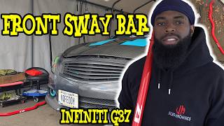 How to install infiniti G37 Sedan Z1 370Z / G37 Performance Front Sway Bar