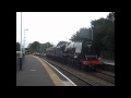 LMS Black 6233 'Duchess of Sutherland' passes Uttoxeter - 5Z63 Crewe to Butterly - 9th August 2010