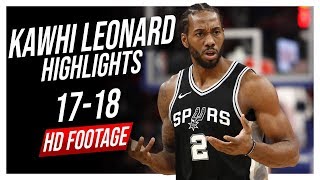 Spurs SF Kawhi Leonard 2017-2018 Season Highlights ᴴᴰ