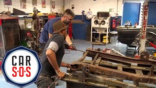 Triumph TR4 Chassis Straightening | Workshop Uncut | Car S.O.S.