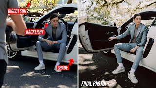 Doing a Photoshoot in Harsh Sunlight 😣 - How to Get the BEST RESULTS! Behind the Scenes + Tips!