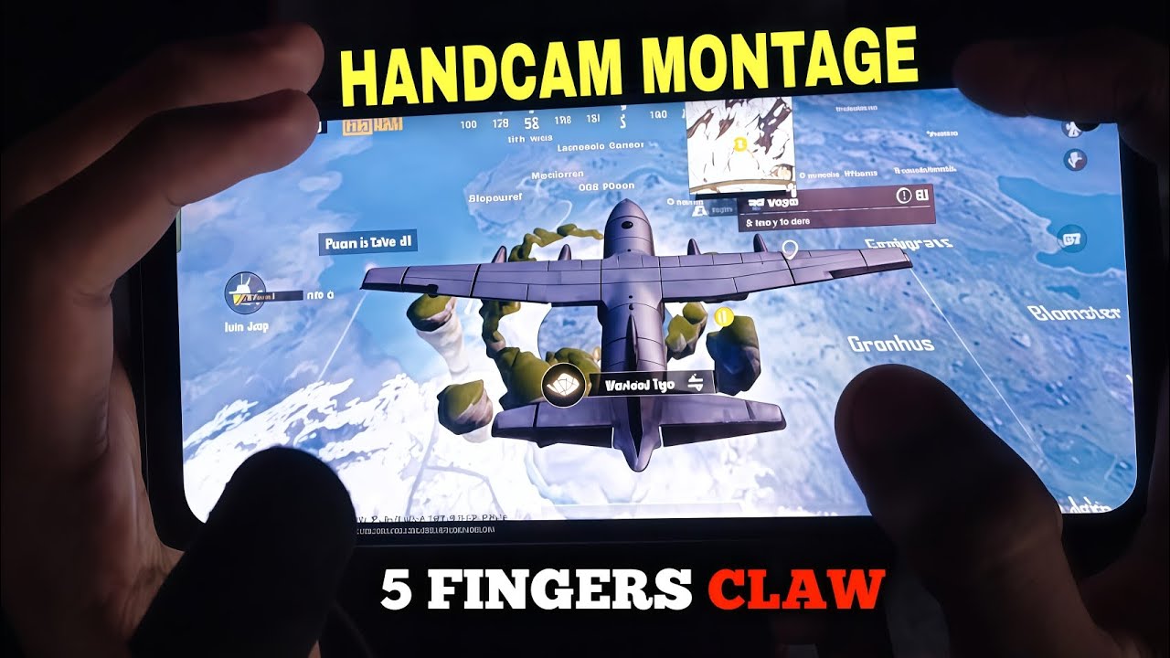 HANDCAM MONTAGE 5 FINGERS CLAW PUBG MOBILE 😱🔥 - YouTube