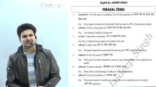 VOCABULARY SESSION-12 PHRASAL VERBS BY JAIDEEP SIR