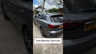 One charger, two EVs. EASY! #evs #cars #OHME