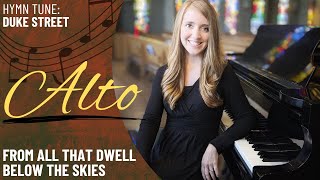 From All That Dwell Below The Skies Alto