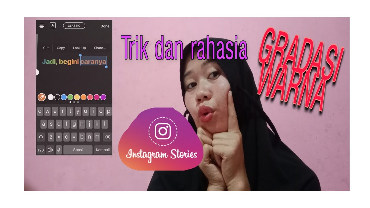 CARA MEMBUAT TULISAN  INSTASTORY KEREN KEKINIAN  TANPA 