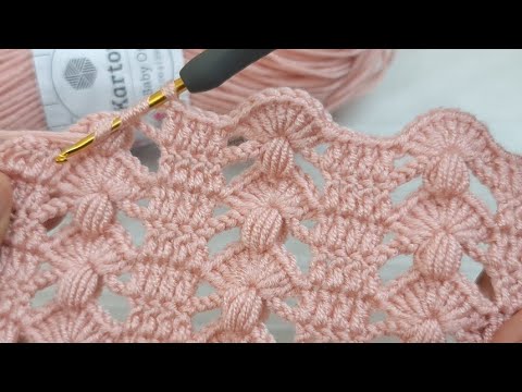 💥Super Easy crochet baby blanket patterns for beginners //Bu modele ...