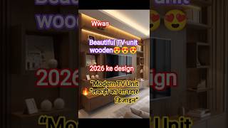Latest Wooden TV Unit Design 2026 | LCD Panel Design | Amit Saini Woodworking#ytshorts #viralvideo