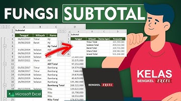 Fungsi SUBTOTAL Pada Microsoft Excel