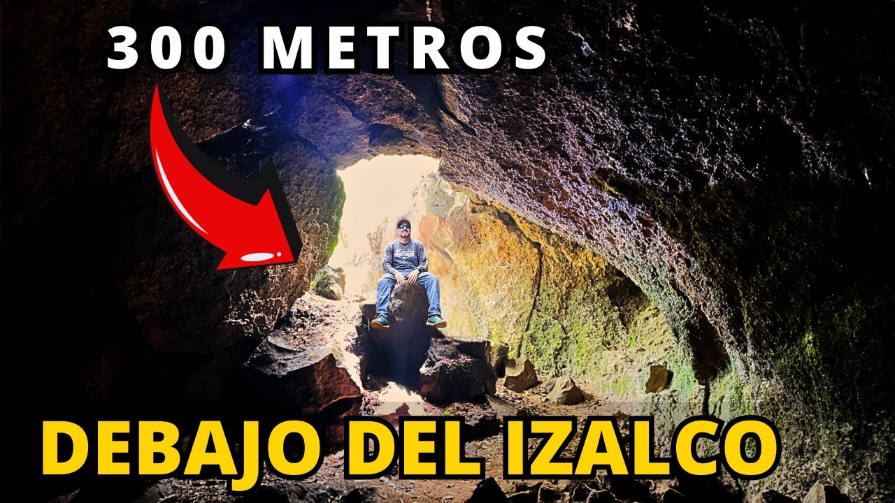 Me sumerjo 300 METROS en una cueva BAJO EL VOLCÁN DE IZALCO y encontré esto 😱 (casi no salgo)