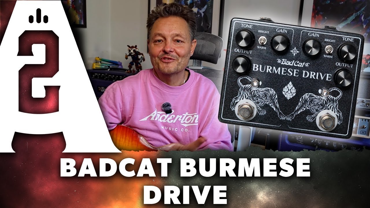 Bad Cat Burmese Dual Vintage Overdrive Pedal - Playing Only Demo