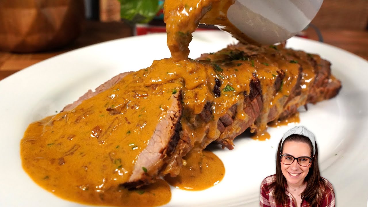 Carne com molho especial na pressão, Lagarto com molho madeira