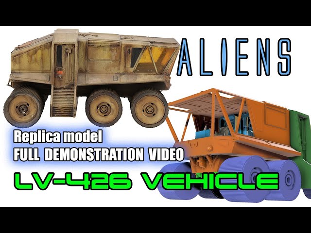 ALIENS Hadley's Hope Colony Vehicle FULL 3D MODEL
