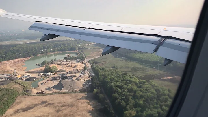 Lufthansa Airlines Airbus A320 Flight LH131 Landing at Frankfurt (FRA) from Stuttgart (STR)