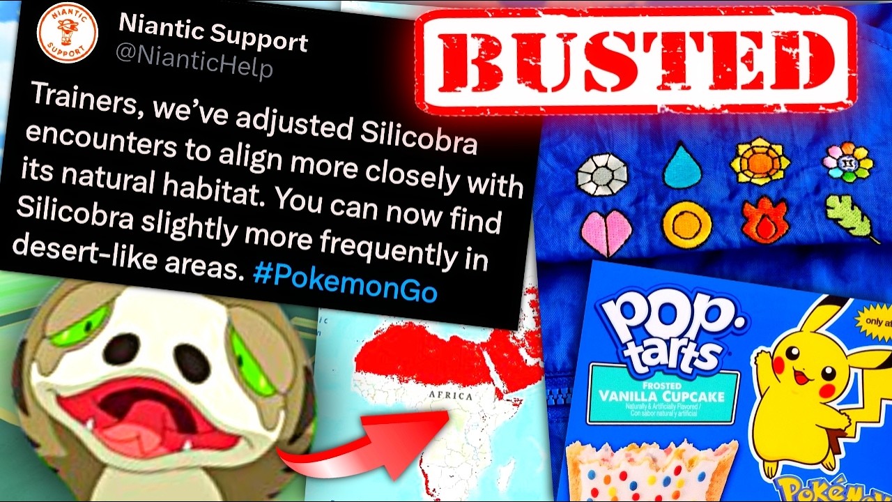 *NIANTIC/SCOPELY MAKE SILICOBRA REGIONAL* & CRAZY POKEMON CASH GRAB CHEAP  MERCHANDISE* Pokemon GO