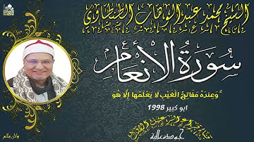 الشيخ محمد عبدالوهاب الطنطاوى ماتيسر من سورة الانعام من ابوكبير عام 1998