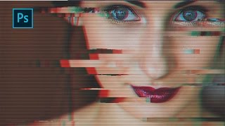 How to Create  Glitch Effect | Photoshop Tutorial screenshot 5