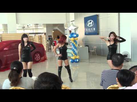 現代汽車新車發表結 -鄭紋子- Nerissa Dai-李小函- 美女火辣熱舞1