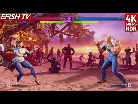 Chun-Li vs Guile (Hardest AI) - Street Fighter 6