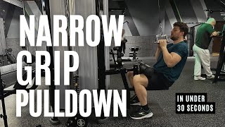 Close Grip Lat Pulldown - Step-by-Step Guide | Level Up Fitness