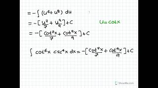 UBC Math 101 tutor Trig. Integrals 8 Video tutorial 67