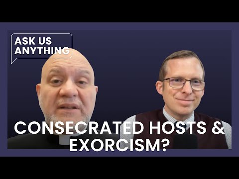 Why don't exorcists use consecrated hosts?