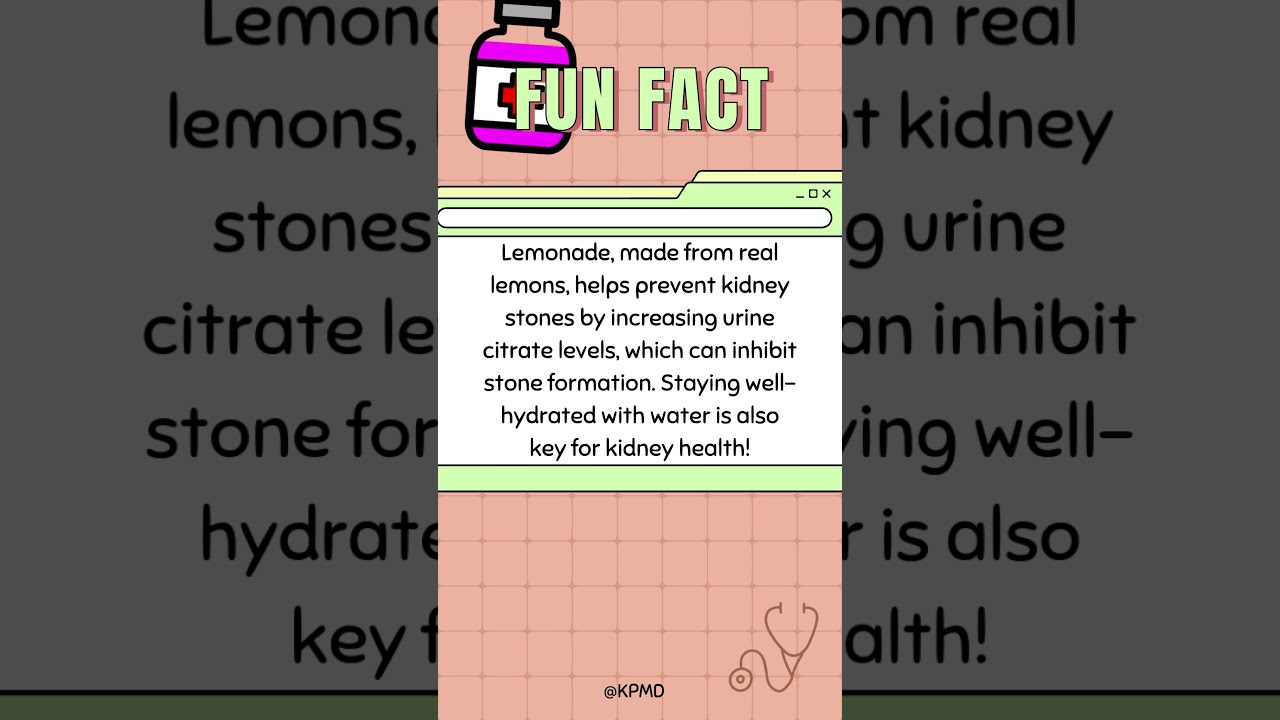 💧 Best Drink to Prevent Kidney Stones—Can You Guess It?  