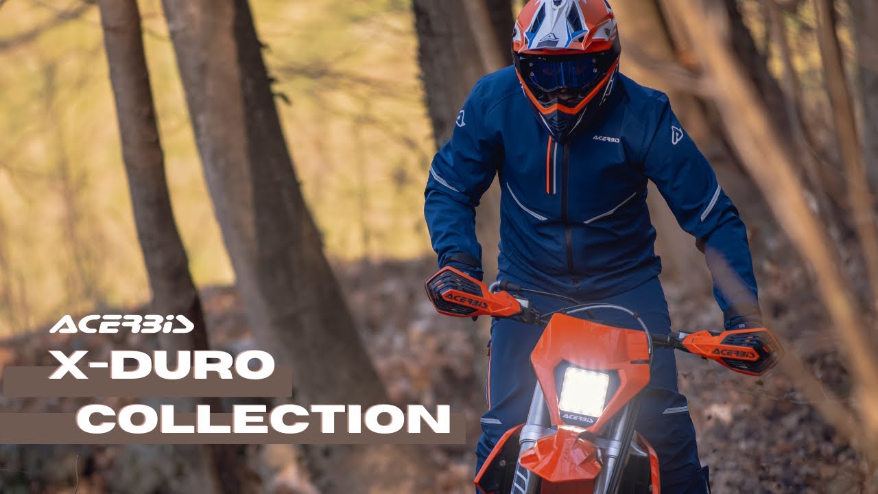 ヒーハー CHAQUETA ACERBIS X-DURO AZUL / NARANJA