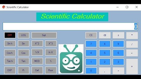 How to make a Scientific Calculator in C# (Windows Form Application) Part_1