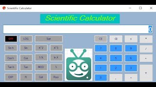 How to make a Scientific Calculator in C# (Windows Form Application) Part_1 screenshot 5
