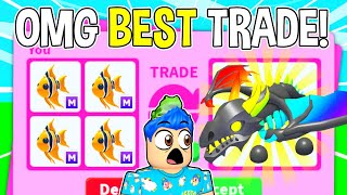 I Traded Away My *MEGA NEON ANGELFISH* In Adopt Me Roblox  Adopt Me Trading *NEW* Jungle Pets