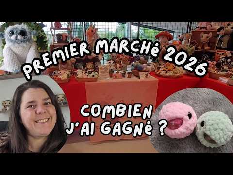 Mon premier marché de créateurs de 2026 : combien j’ai gagné ? (bilan complet)