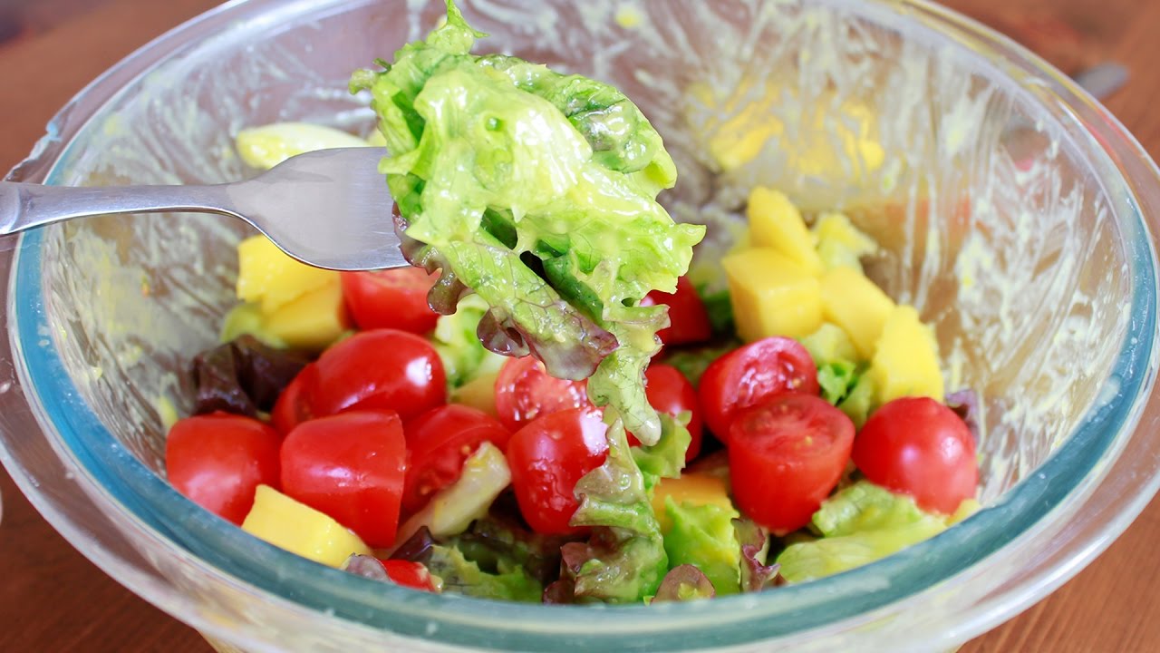 Salatdressing mit Paprika &amp; Mango (roh, vegan) – Lecker Lecker #46 ...