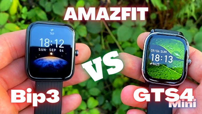 Amazfit Bip 3 Pro vs Amazfit GTS 3: comparison and differences?