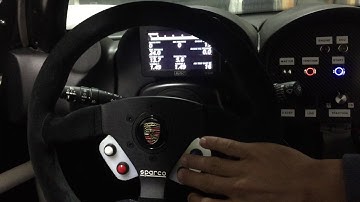 Motec C125 dash controls via Arduino-powered steering wheel