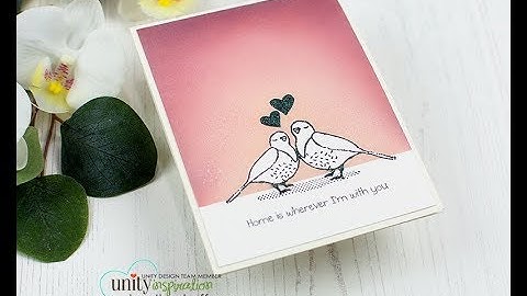 Unity Quick Tip: Ink Blended Spotlight with Glitter Embosing