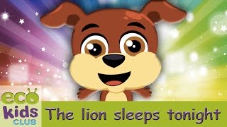 The lion sleeps tonight from EcoKids Club - Children Nursery Rhyme - Kids Songs screenshot 5