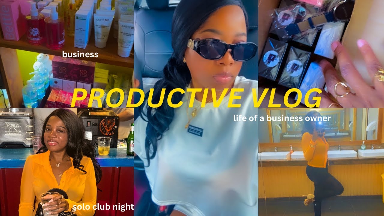 PRODUCTIVE VLOG:🌟 life of a business owner | solo club night | grocery haul | debit card nightmare