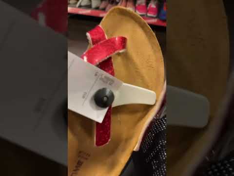 Trying on different sandals and heels TK Maxx