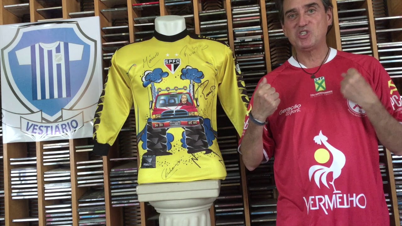 Camisa do caminhão do goleiro Rogério Ceni, São Paulo, 1999 - Vestiário ...