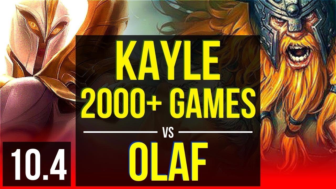 KAYLE vs OLAF (TOP) | 1.9M mastery points, 2000+ games | EUW Diamond | v10.4