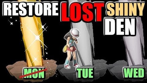 How to RESTORE a Lost Shiny Raid Den in Pokemon Sword and Shield