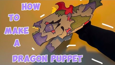 How to make a dragon puppet pt. 2! #dragonpuppet #tutorial #dragon #fyp #puppet #foryou