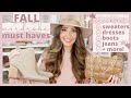 FALL WARDROBE ESSENTIALS GUIDE 🍂 Fall Capsule Wardrobe 2021 | Best Sweaters, Jeans, Shoes + MORE!