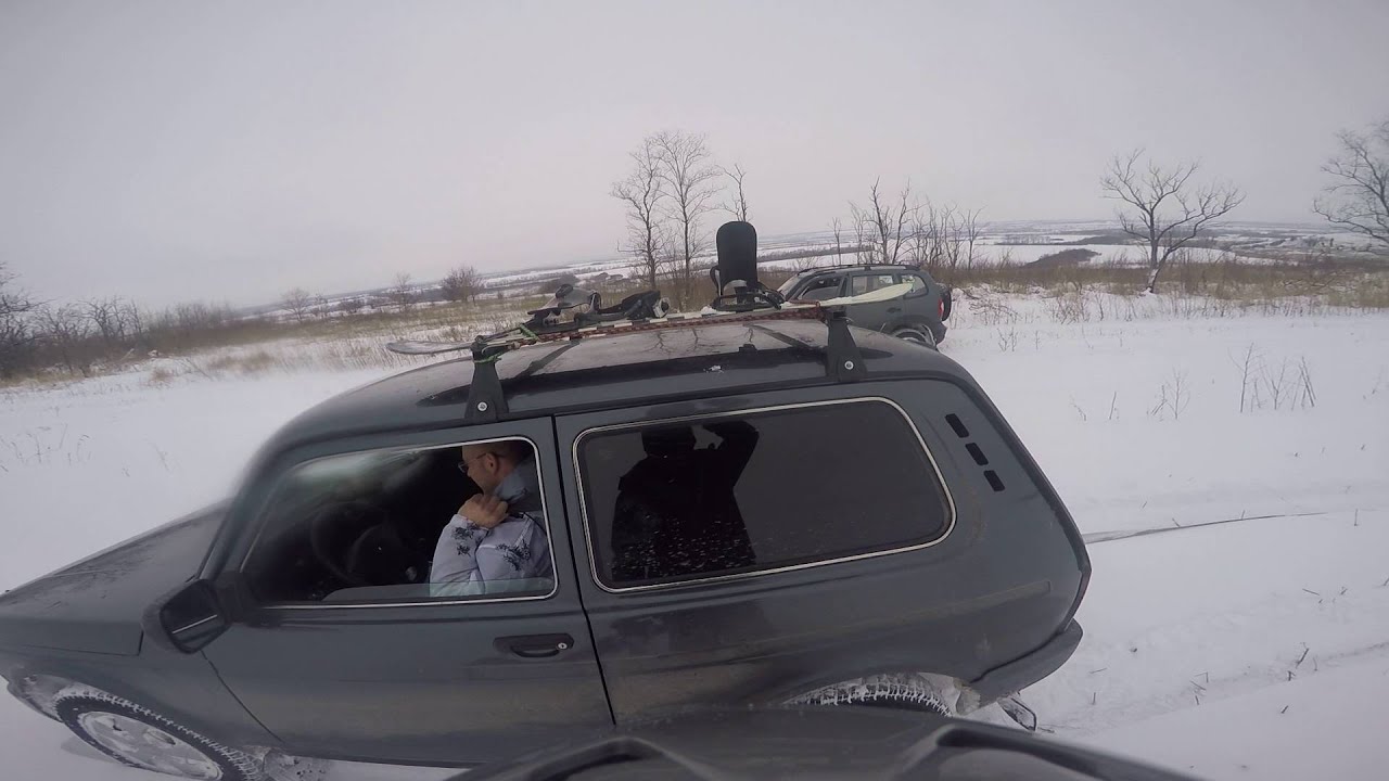 Нива по снегу видео Нива по снегу видео