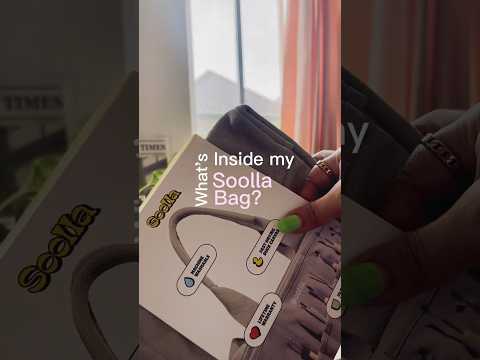 👀 What’s inside my @hey_soolla Bag? #journaling  #whatsinmybag